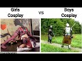 Girls cosplay vs boys cosplay