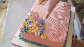 rectangle unicorn cake