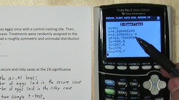 2 Sample T Test for Means using 2-SampTTest TI-84