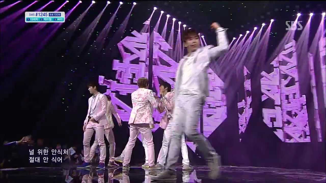 INFINITE [Man in love] @ SBS Inkigayo Popular song 20130421 - YouTube