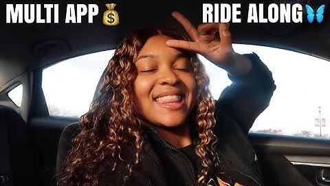 MULTI-APPING UBEREATS AND DOORDASH | RIDE ALONG 🦋