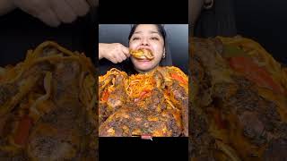 MUKBANG TANDOORI CHICKEN LEG mukbang shorts viral