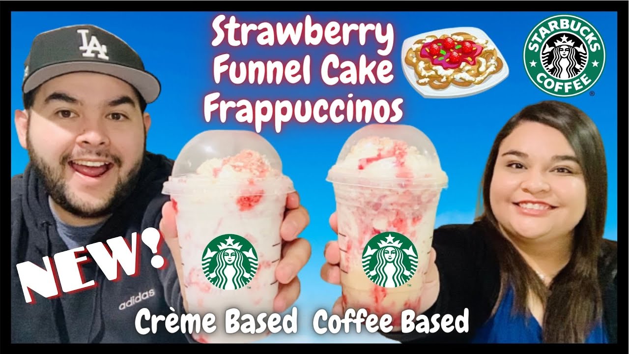 Strawberry Funnel Cake Frappuccino Is the Latest New Starbucks Drink