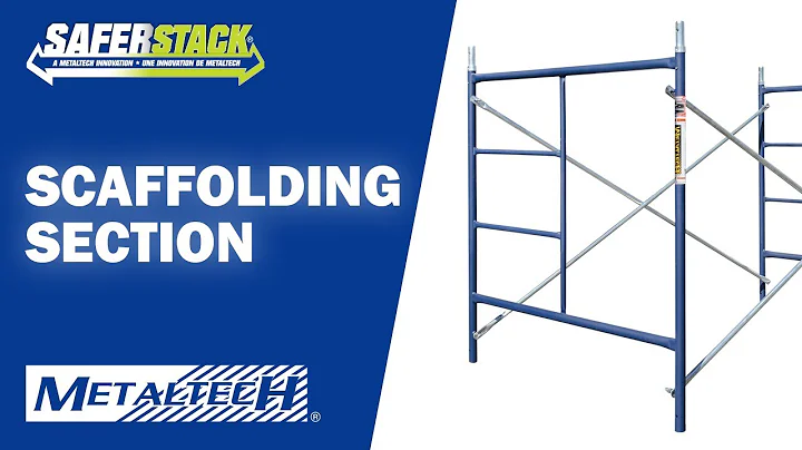 METALTECH SAFERSTACK - 5' x 7' x 5' Exterior Scaffolding Section
