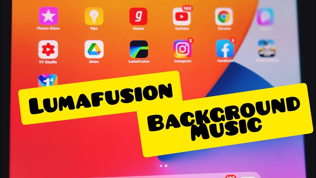 lumafusion mein background music kaise lagaen how to add music in
