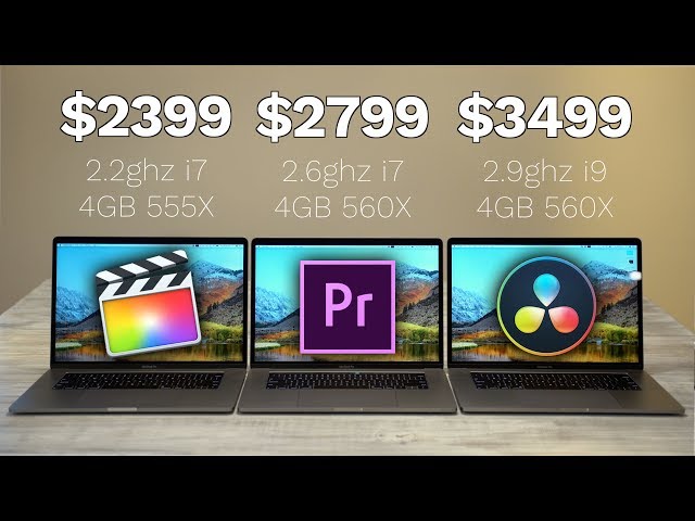 EVERY 2018 15" MacBook Pro compared for Video Editing!