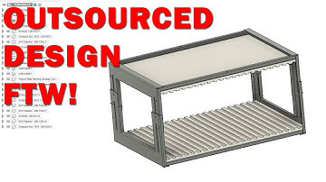 Building Fixture Plate Storage Racks using outsourced CAD design!