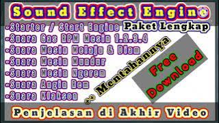 SUARA MESIN MOBIL/TRUK - SOUND EFFECT ENGINE - SIMULASI SUARA - MOBIL MINIATUR - MOBIL MAINAN RC
