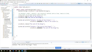 Hash Set - Collections