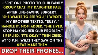 my family ignored my daughter's surgery, then turned pale at what they saw on the CNN news