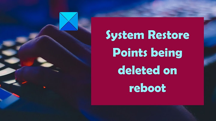 Dọn rác windows restore points