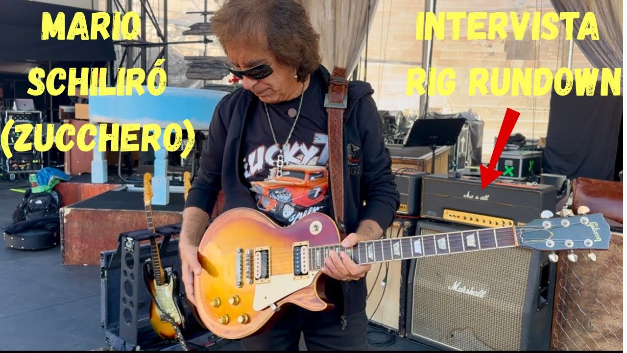 MARIO SCHILIRO' svela: COME NASCE il SUONO di ZUCCHERO (+ RIG RUNDOWN)