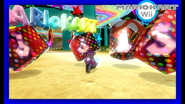 FAKE ITEM BOXES EVERYWHERE in Mario Kart Wii Road to 9999vr