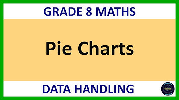 Grade 8 Maths Term 3 Lesson 25   Data Handling Pie charts