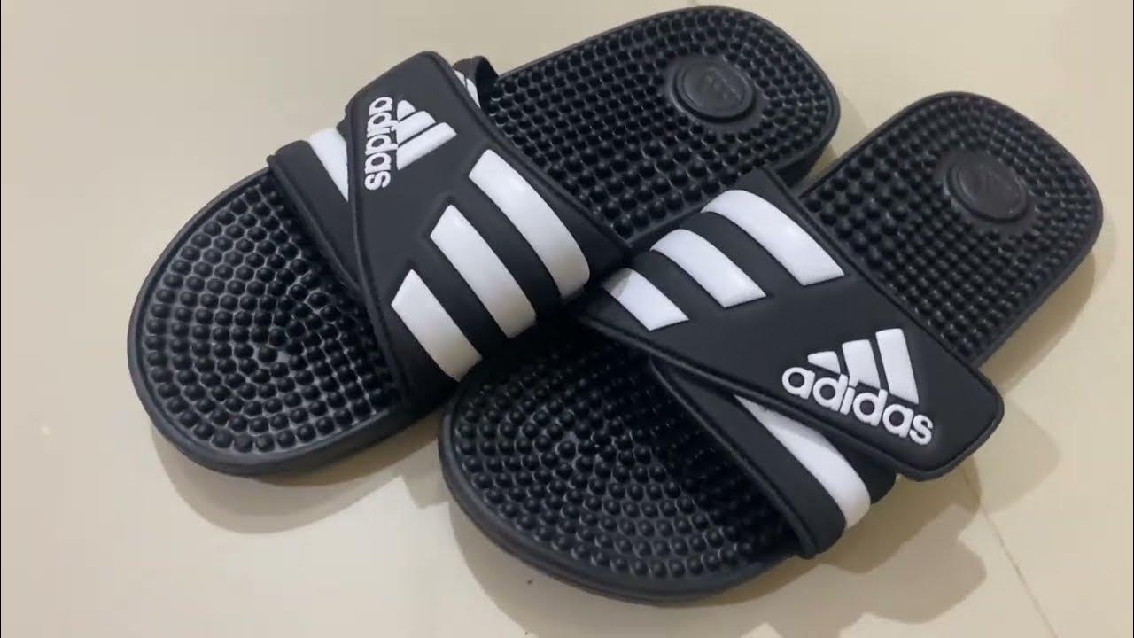 Adidas Adissage Essential slide sandal [review] - YouTube