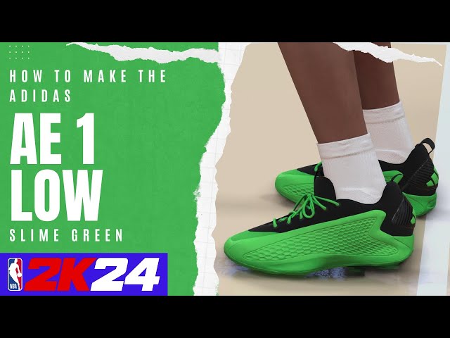adidas AE 1 Low Slime Green NBA 2K24 Custom Shoe Creator