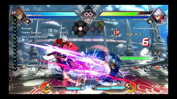 BLAZBLUE CROSS TAG BATTLE Yosuke/Blake random combo thing