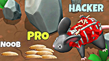 NOOB vs PRO vs HACKER in Idle Maggots