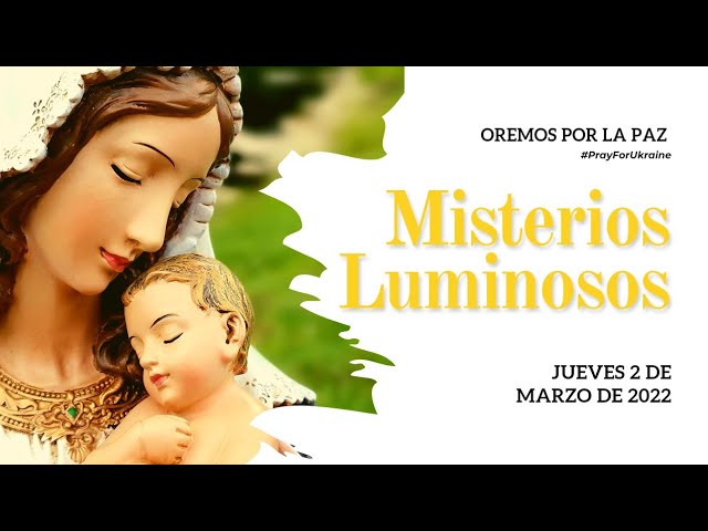 Rosario de Hoy JUEVES 2 de Marzo | Misterios LUMINOSOS | Wilson Tamayo -  YouTube