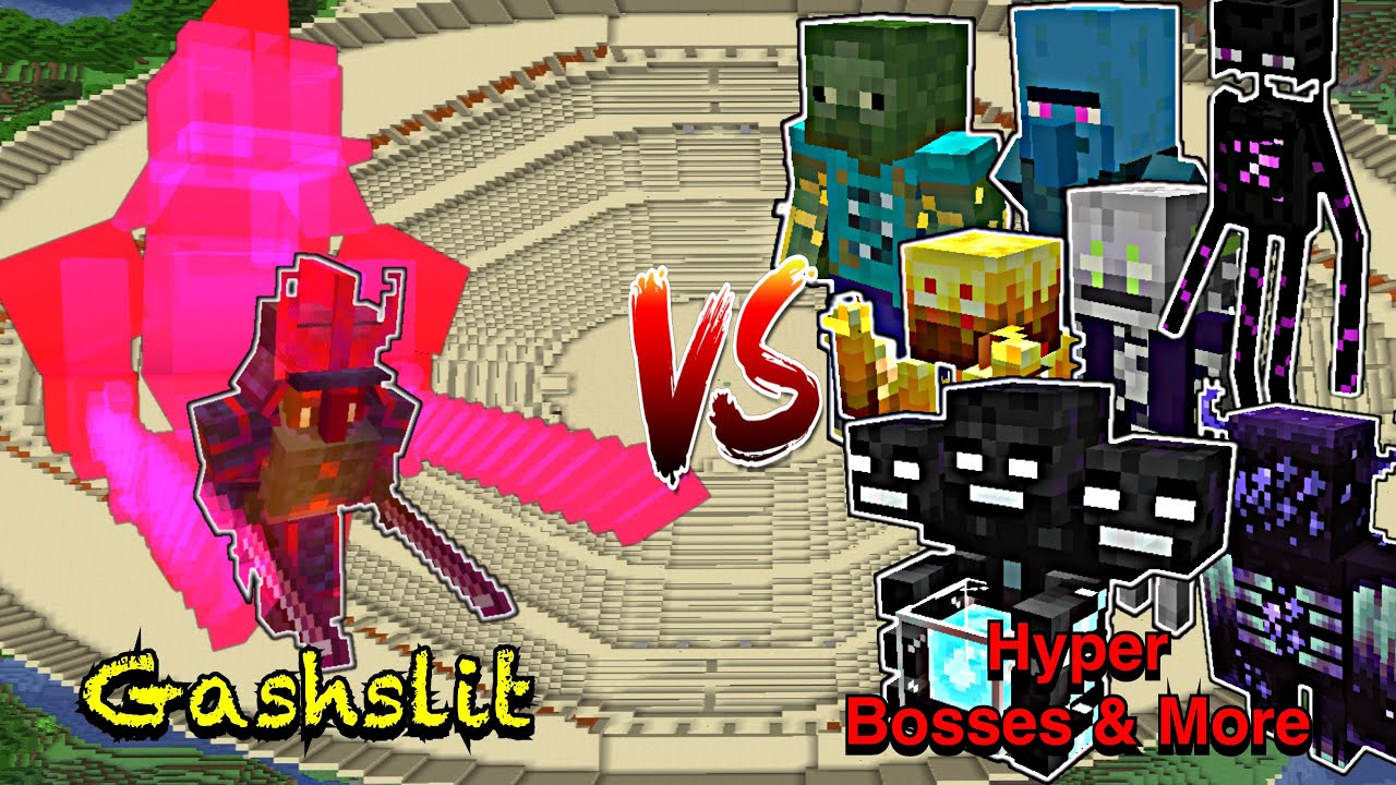 Gashslit The Emperor VS Hyper(Bosses & More) | Minecraft |Mobs Battle ...
