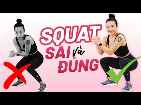 Squat đau gối, đau lưng, đau đùi mà không đau mông? | Kĩ thuật squat | Technique series