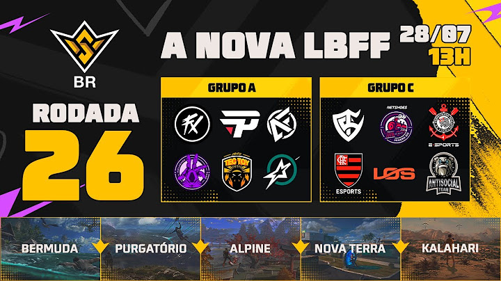 A NOVA LBFF🚨FFWS BR 🏆RODADA 26 - GRUPOS A e C | LBFF 🚨 #FREEFIRE