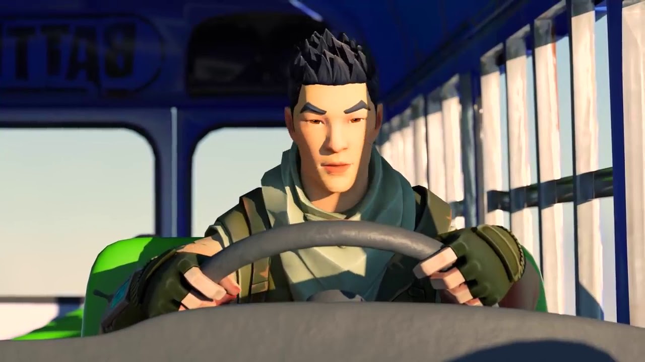 If the Bus Driver fell Asleep on the Battle Bus! (Fortnite Animation ...