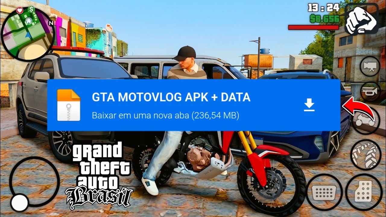 GTA Motovlog Android Apk+Data (Atualizado 2026)