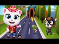 Talking Tom Gold Run Squid Game - Angela Cowboy vs Eccentric Planet - Full Screen