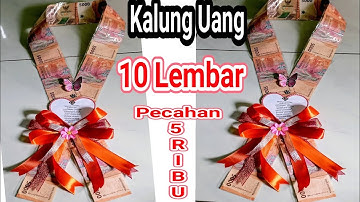 Kalung Uang Simpel Dan Mudah 10 Lembar Uang