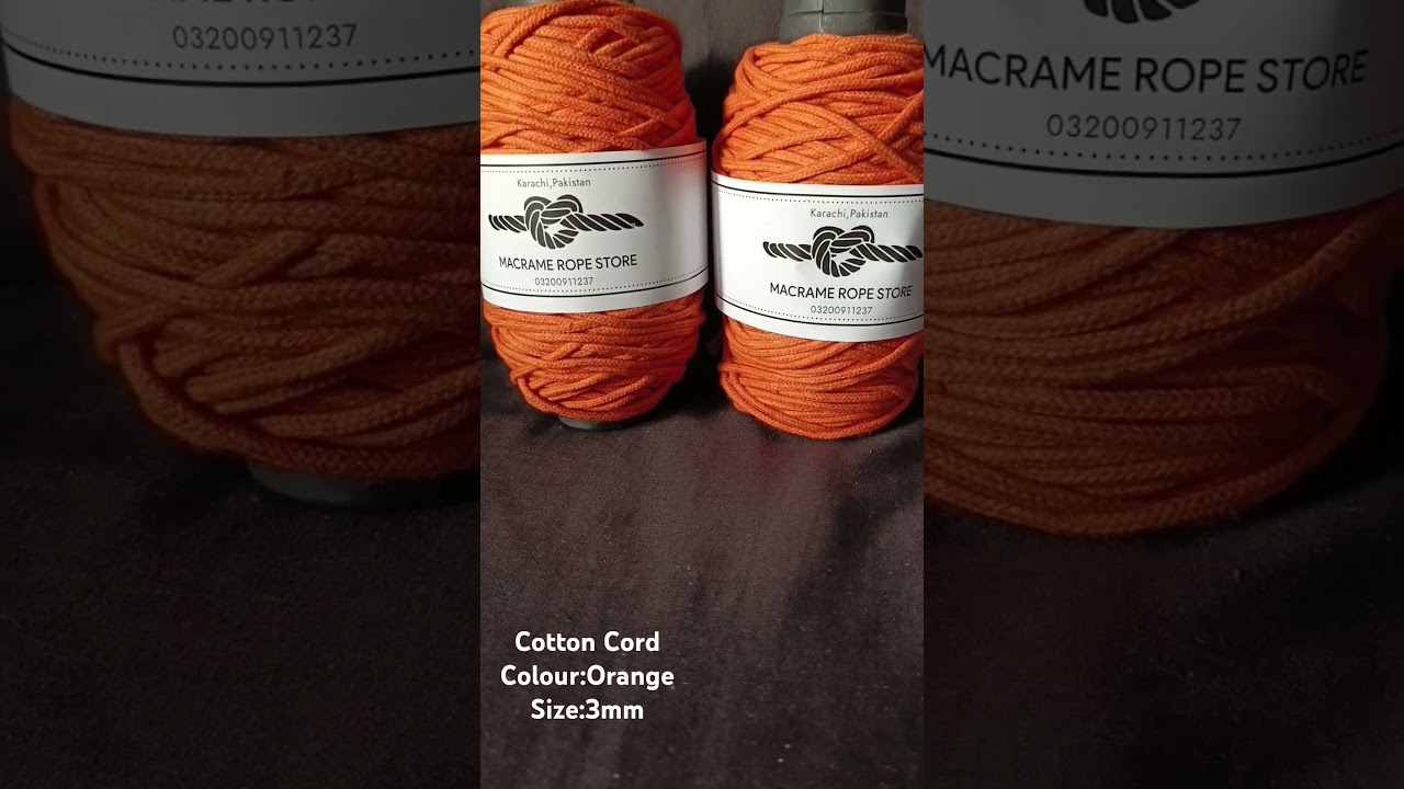 Cotton Braided Cords Macrame Supplies Art 