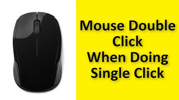 Mouse Double Click When Doing Single Click - Change Double Click To Single Click Mouse Point
