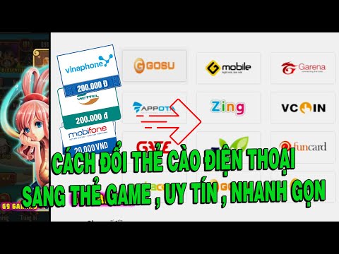 Video CÁCH ĐỔI THẺ CÀO SANG THẺ GAME , Uy Tín Nhanh Gọn Lẹ (... - youtube