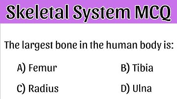 MCQ over het menselijk skeletsysteem | MCQ over het skeletsysteem | MCQ