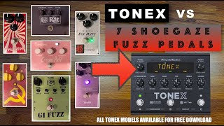 TONEX Shoegaze Fuzz Pedals modeling Comparison