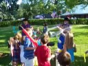 Flower Clown making balloons