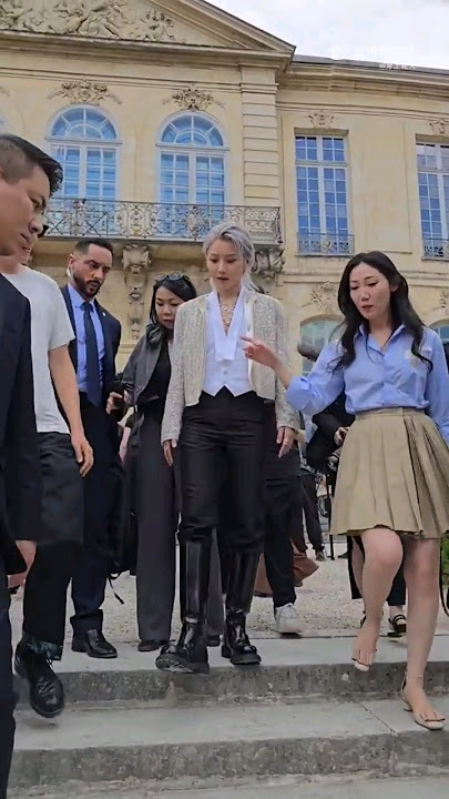 XIN LIU looking gorgeous at the Dior 2024 Haute Couture Show 🤍 #XINLiu #LiuYuxin #diorcouture #dior