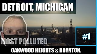 The MOST POLLUTED Zip Code In Michigan: Oakwood Heights & Boynton Neighborhoods, Detroit 5K.
