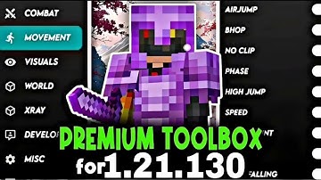 MCPE Toolbox 1.21.130+ | Ultimate 32-Bit Hack – Extreme Features! Premium toolbox 1.21.130