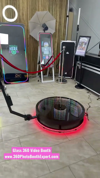 Glass 360 Photo Booth Platform for iPhone, iPad, or go pro devices