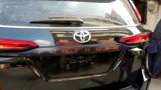 Toyota Fortuner LED Trunk Garnish - Model 2016-2019 SKU : 15303 htt...