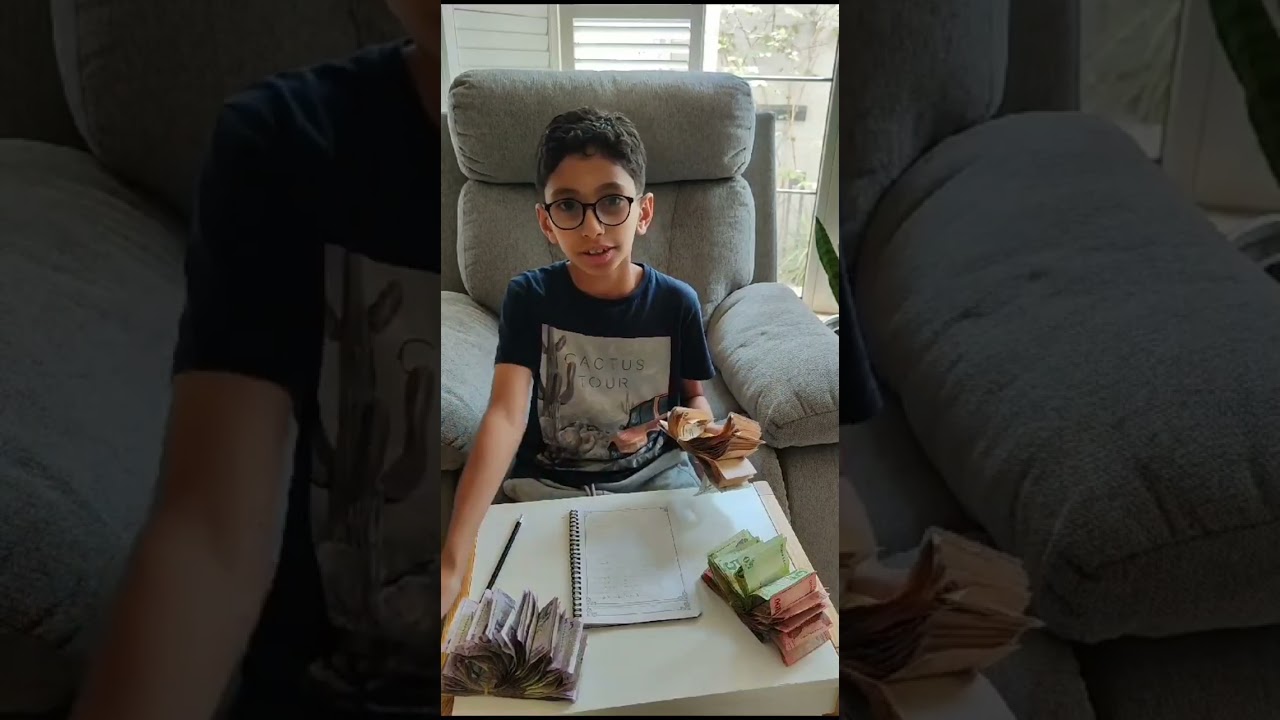 فتح الحصالة+كم فلوس جمعت💰🤑