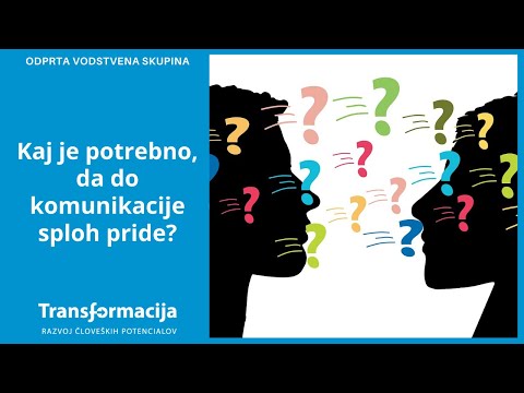 Video: Kaj je srečanje v komunikaciji?