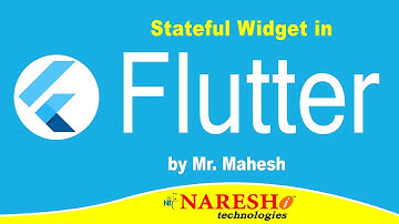 Stateful widget in Flutter | Flutter Tutorial | Mr. Mahesh