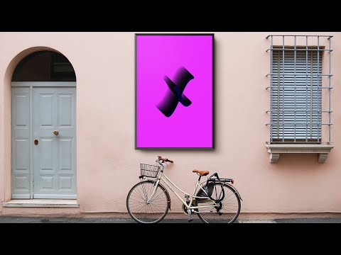 Modern Letter Fading Artwork Tutorial | Modern Poster Design