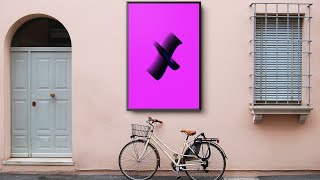 Modern Letter Fading Artwork Tutorial | Modern Poster Design