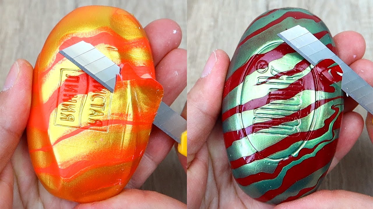 Relaxing Soap Cutting ASMR. Satisfying Soap and lipstick cutting. Corte de jabón - 878