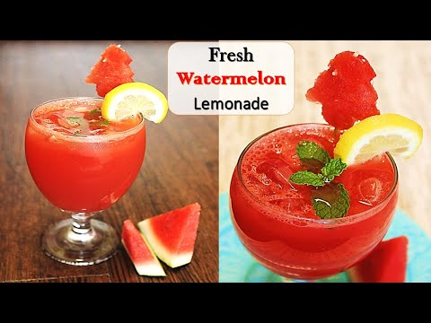 healthy-and-refreshing-drink|watermelon-lemonade-|-watermelon-juice-|-तरबूज-नींबू-पानी|summer-drinks