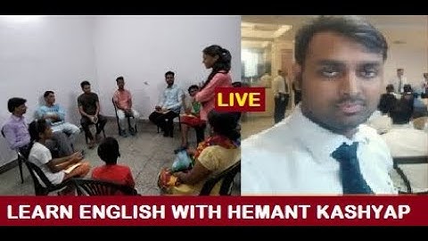 ENGLISH SPOKEN BY HEMANT KASHYAP PART -1