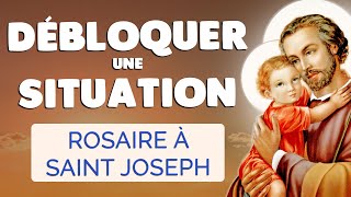 🙏 ROSAIRE pour DÉBLOQUER une SITUATION DIFFICILE 🙏 à SAINT JOSEPH